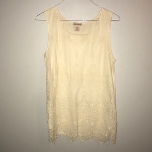 Lace tank top